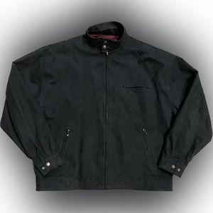 Grand Slam Black Suede Jacket Size Large